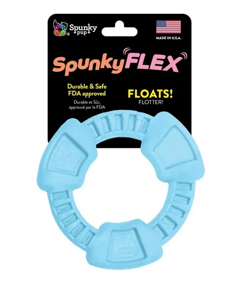 1ea Spunky Pup Spunkyflex Ring - Toys